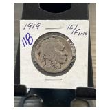 1919 Buffalo Nickel in Fine Condition