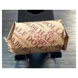 Roll of Mixed Half Dollar Coins in Paper Wrap Indi