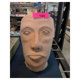 Clay Head Sculpture With Hollow Base