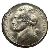 Qty 500 Mixed Jefferson Silver War Nickels Note