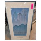 1989 Dallas White Rock Marathon Framed Poster