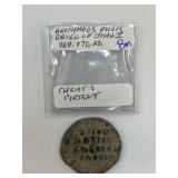 Anonymous Follis John I (969-976 AD) with Christï¿½
