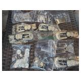 Silver-Tone Western Belt Buckles and Conchos