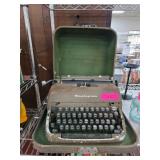 Remington Quiet-Riter Portable Typewriter with Cas