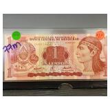 2001 Honduras 1 Lempira Banknote, Uncirculated