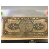 Banco de Mexico 1915 One Peso Note with Series Z