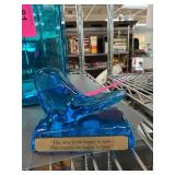 Bluebird of Happiness Glass Figurine by Terra Stud