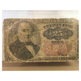 United States 25 Cent Fractional Currency Note