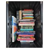 Books in a Storage Bin (Not included)