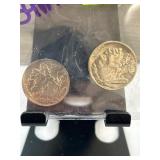 Two United States Buffalo Nickelsï¿½