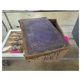 Box Lot of Mixed Books Including Almanacs, Medicin