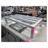 Aluminum Equipment Stand with Open Slat Design