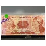 Honduras 1 Lempira Banknote CU8861425, Banco Centr