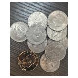 IKE Dollar Coins Including Proof Coin/ Gold Plated