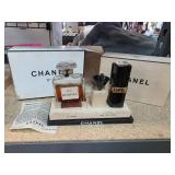 Chanel No. 5 Perfume Set with Display Stand and Or