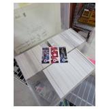 Basketball Trading Cards in Storage Box