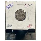 1905 Barber Dime in VF (Very Fine) Condition