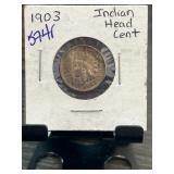1903 Indian Head Cent in Protective Holder