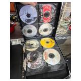 CD Collection in Black Storage Binder