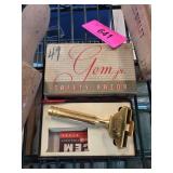 Gem Jr. Safety Razor with Original Packaging and E
