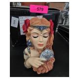 Cameo Girls Deluxe Lady Vase, Eve 1917 ï¿½Brush With