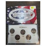 2007 Platinum Edition State Quarter Collection Set