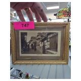 Framed Vintage Photograph ï¿½Retour dï¿½Egliseï¿½ in Gil