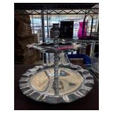 Artimino Two-Tier Aluminum Serving Tray with Ruffl