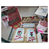 Vintage Christmas Decorations and Tree Lights