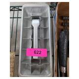 Magic Touch Aluminum Ice Cube Tray with Lever Mech