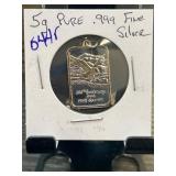 5 g Pure .999 Fine Silver Bar with 200th Anniversa