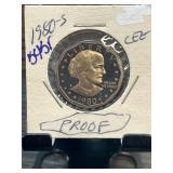 1980-S Susan B. Anthony Dollar Proof Coin in Origi