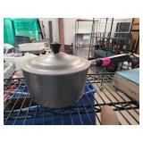 Cast Aluminum Saucepan with Lid and Handle by Wagn