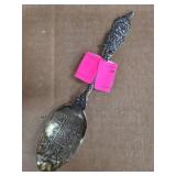 Sterling Silver Souvenir Spoon with Ornate Handle