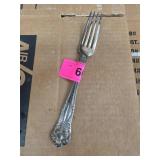 Silver-Plated Fork Engraved with ï¿½The Baker Hotelï¿½