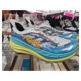 Hoka Running Shoes with Blue and Yellow Sole ï¿½ Siz