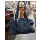 Lululemon Black Nylon Tote Bag with Multiple Compa