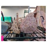 Pink Floral Embellished Decorative Hat