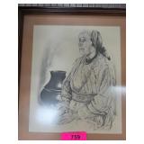 Framed Print Vera Louise Drysdale, 1973
