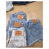 Leviï¿½s Denim Jeans and Shorts in Mixed Sizes