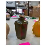 Green Glass Hexagonal Snuff Bottle