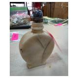 Carved Stone Snuff Bottle with Stopper