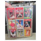 Binder of Baseball Cards Featuring Various Players