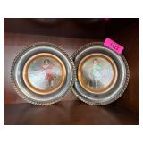 Decorative Plates with Portrait Insets, Made in Be