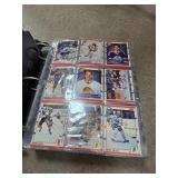 Binder of Hockey Trading Cards with Protective Sle
