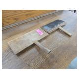 Wooden Hand Carders with Metal Wire Cloth