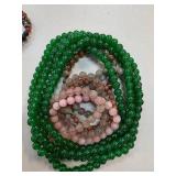 Multi-Colored Beaded Necklaces and Bracelets