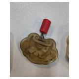 Carved Jade Pendant Featuring Mythical Creature wi