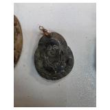 Jade Buddha Pendant with Carved Details