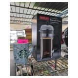 Bodum Chambord French Press and Starbucks Ceramic